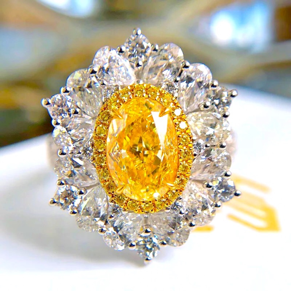 Luxury CZ Ring Sz 8 Resizable